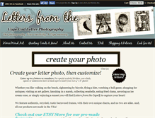 Tablet Screenshot of lettersfromthecape.com